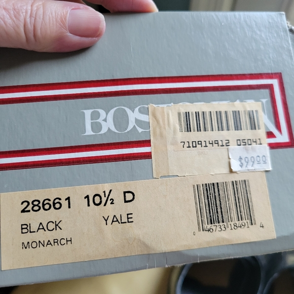 Bostonian Yale classic black wingtip Oxfords 10 1/2 D - Picture 9 of 9